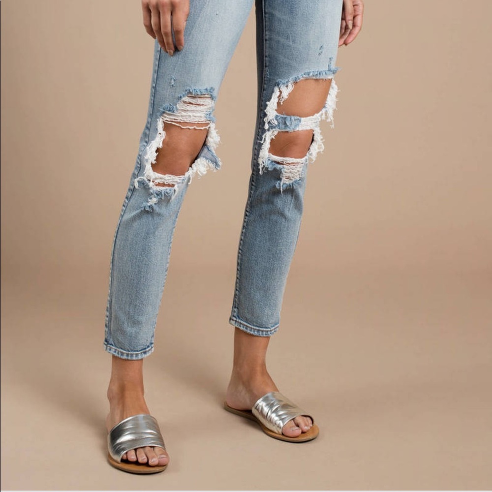 PISTOLA NICA LIGHT WASH HIGH RISE Jeans size 28 - Picture 3 of 9